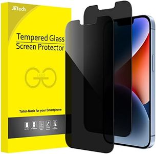 JETech Privacy Screen Protector for iPhone 14 Plus 6.7-Inch, Anti Spy Tempered Glass Film, 2-Pack