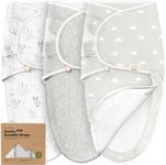 3-Pack Baby Swaddle Wrap with Zippe