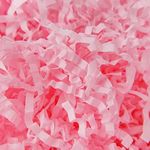 TCAIRG Pink Crinkle Cut Paper Shred Filler (1/2 LB) for Gift Wrapping and Basket Filling - Shredded Paper for Gift Box, Box Confetti Shredded, Box Stuffing