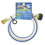 Valterra W01-5048 AquaFresh High Pressure Drinking Water Hose - 1/2" x 4', White