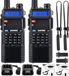 BAOFENG 5RX Ham Radio Long Range with Rechargeable 3800mAh Li-ion Battery 2pack