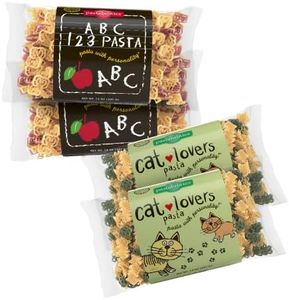4 Pack: 2 ABC123 Pasta & 2 Cat Lovers Pasta