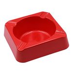 Stinky Cigar Ashtrays Stinky Composite 4 Cigar Ashtray, Red