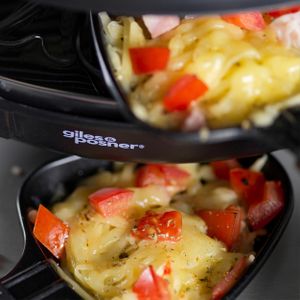 Giles & Posner Raclette Grill – 6-Person Electric Tabletop Grill