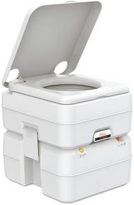 SEAFLO 5.3 Gal Multifunctional Portable Toilet | Large Capacity for Camping, RV, Boats, and More