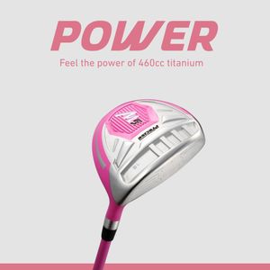 PreciseGolf Co. Ladies Golf Club Set – Right-Handed, Pink, Complete
