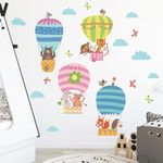 Pumkins Adorable Sweet Girl Swing Made of FlowersWall Stickers for Kids Room Bedroom Living Room Door Study Boho Nursery Wall Decoration for Baby Boy Girl Room Decor Bedroom Decorations