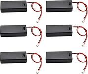 6PCS for Microbit 3V AAA Battery Holder Case Cover Storage Box with ON/Off Switch PH2.0 JST Connector Male 5.5inch Cable Wire Leads for BBC Micro:bit