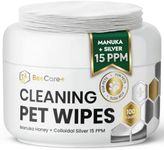 BeeCare+ Cleaning Pet Wipes: Dog Ear Wipes with Colloidal Silver 15 PPM
