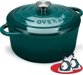 Overmont Enameled Cast Iron Dutch O