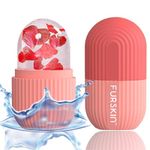 Furskin Ice Roller for Face, Eyes & Body (Pink) – Reusable & Unbreakable Facial Massager for Puffiness, Skin Tightening & Glowing Skin