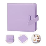 360 Pockets Photo Album for Fujifilm Instax Mini 12 11 9 8+ 8 99 40 EVO LiPlay Instant Camera, Polaroid Snap/PIC-300/Z2300/ SocialMatic Instant Cameras & Zip Instant Printer (Purple)