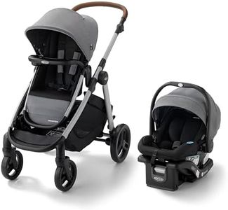 Graco Modes Nest2Grow Travel System, Carseat Stroller Combo, Includes: SnugRide DLX Infant Car Seat and Reversible Baby Stroller, Slide2Me Adjustable Seat, 4 Modes of Use with Optional Baby Gear, Ren