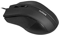 Nilox Optical Mouse USB 1600DPI, Black