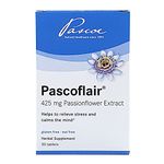 Pascoe - Pascoflair – 30 Tablets - Herbal Medicine to Help Relieve Restlessness, Nervousness and Sleep Aid - 425mg Of Passionflower Extract Per Tablet - Herbal Alternative To Habit Forming Sleeping Pills - Passiflora incarnata