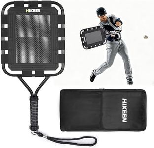 Hikeen Baseball Racket for Fly Balls,Fungo Bat for Coaches and Parents with Wide Elastic Bands,Fungo Bat Baseball Racket to Help Players Practice Hitting Pop Flies,Ground Balls& Line Drives
