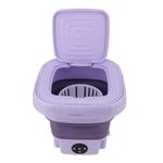 Portable Washing Machine, 11L Large Capacity Foldable Washing Machines Automatic Mini Bucket Washer with Drainage Pipe Portable Clothes Washing Machines for RV Travel Apartment