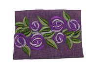 Justina Claire Pocket Tissue Holder in a Rennie Mackintosh purple