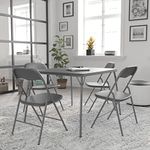 Flash Furniture 5 Piece Gray Foldin