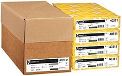 Exact Index Cardstock, 94 Brightness, 90 lb /163 gsm, 1000 Sheets/Carton, 8.5" x 11", White - 40311-01, (Pack of 4)