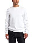 Soffe Men's Crew Neck Sweatshirt, White, XXXL