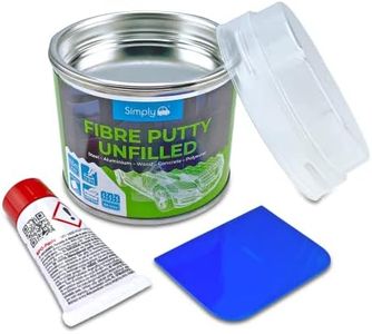 Simply SFPU250 Auto Fibre Putty Unfilled 250g - Extra Hard Filler For Medium Damage To Car Body Work, Grey