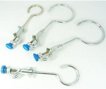 Laboy Set of Open Ring Retort Supports with Bosshead 60mm,80mm,100mm,140mm in Diameter