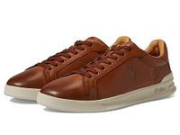 Polo Ralph Lauren Mens Heritage Court Sneakerii, Brown, 9.5 UK