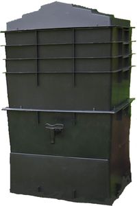 Wormcity 100L Wormery – Black Compost Bin for Organic Waste