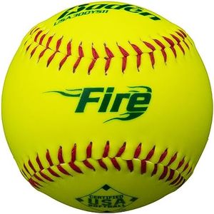 Baden USA (ASA) Fire Synthetic Cover Slowpitch Softball 11" (One Dozen)
