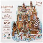 Gingerbread House Shaped 1000 Piece