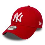 New Era New York Yankees Kids 9forty Adjustable Mlb League Scarlet/White - Youth