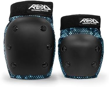 REKD Youth Heavy Duty Double Pad Set, Knee and Elbow Protection, Fully Certified for All Action Sports