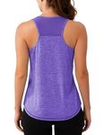 Aeuui Womens Workout Tops Sleeveless Racerback Tank Tops Mesh Yoga Athletic Running Shirts Gym Clothes for Women