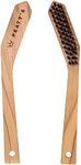 Peaty's Drivetrain Cleaning Brush, Stiff Durable Bristles, Road, Gravel, Mountain Bike, MTB, Beech Wood Handle, Chain, Cassette, Jockey Wheels and Components, Brown, One Size