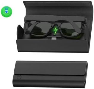 PIKCELEST Foldable Charging Case for Ray-Ban Meta Gen 1 & 2 Glasses, FindMy