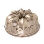 Nordic Ware Fleur De Lis Cast Aluminium Bundt Pan, 10 Cup, Toffee