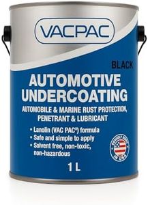 VAC PAC Premium Undercoating for Cars – Heavy-Duty Rust Protection & Thick Film Coating – Protects Against Rust for Over 2 Years – 1 Litre