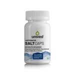 Unived Caffeinated Electrolyte Salt Caps Electrolyte Replacement With Caffeine, 30 Vegan Caps