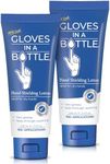 Gloves In A Bottle Shielding Lotion - Great for Dry Itchy Skin! Grease-less and Fragrance Free! Second Skin for Hands & Body (3.4oz/100ml) 2 Pack