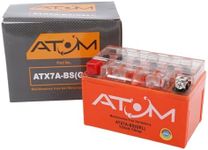 YTX7A-BS - Atom Gel Motorcycle Battery Factory Sealed 12V 7Ah