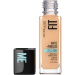 Maybelline New York Fit Me Matte + Poreless Foundation Makeup, Ultra-Lightweight Formula Controls Shine, for Normal to Oily Skin, Natural Buff, 230, 30 ml