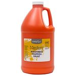Handy Art Little Masters Washable Tempera Paint, Half Gallon, Orange