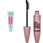 Maybelline Baby Skin Pore Eraser Matte Primer Transparent, 22ml & New York, Volume Mascara, Lash Sensational, Colour: Very Black, 9.4 ml