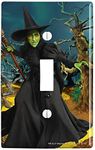 GRAPHICS & MORE Wizard of Oz Wicked Witch Character Plastic Wall Decor Toggle Light Switch Plate Cover