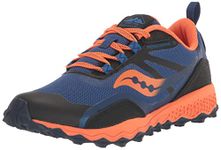 Saucony Peregrine 12 Shield Junior Trail Running Shoes - SS23 Navy Orange