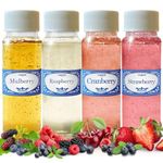 Berries Concentrated 2.0 fl oz Fragrances Pack Raspberry, Mulberry, Strawberry & Cranberry, for Use in Water Vacuums Like Hyla, Rainbow, Sirena, Diffusers, Aromatherapy, Not Made by Rexair or Rainbow