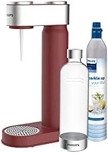 Philips GoZero ADD4902RD/10 Machine à Soda, Sans BPA, 1 l, rouge