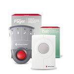 Bellman & Symfon Push Button Notification Alert - Pager Receiver with Vibration – Smart Home Deaf Alert System Hearing Impaired Alarm Device - Home Safety Wireless Doorbell / Portable Caregiver Button
