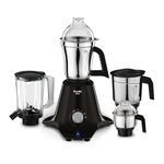 Preethi Boltz Mixer Grinder for Kitchen | 4 Jars 1000W Mixie| 3 Stainless Steel Jar & 1 Blender Jar for Milkshake,Smoothie,Puree - Black (MG-288)